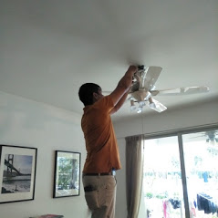 fan repair by a electrician