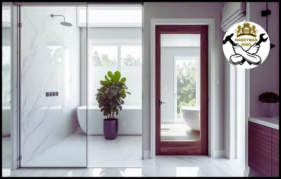 Shower door installation
